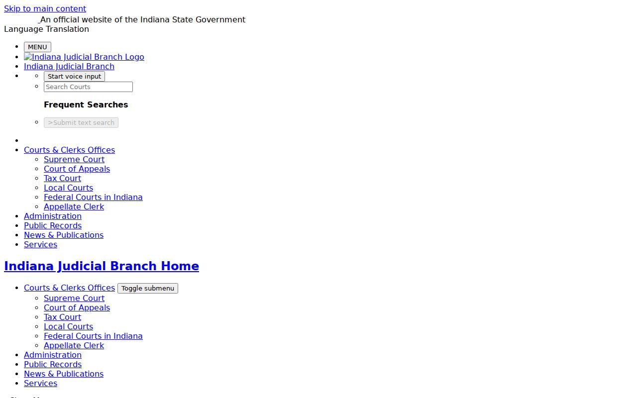 New Albany resident lookup MyCase search guidance